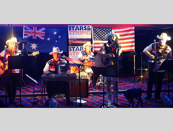 Stars And Stripes Cover Band - Musicians Entertainers Hire - Singers